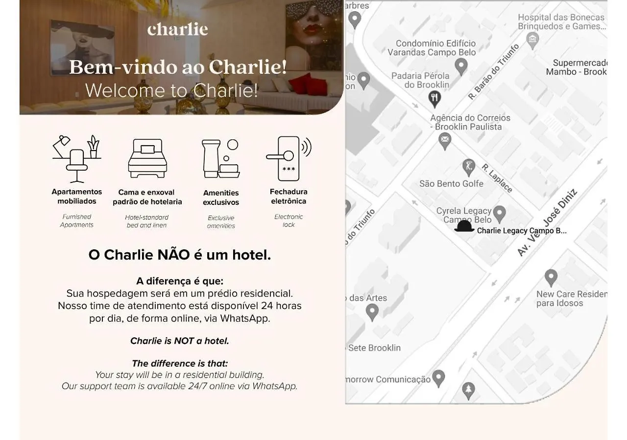 Charlie Legacy Campo Belo Apartment Sao Paulo Brazil