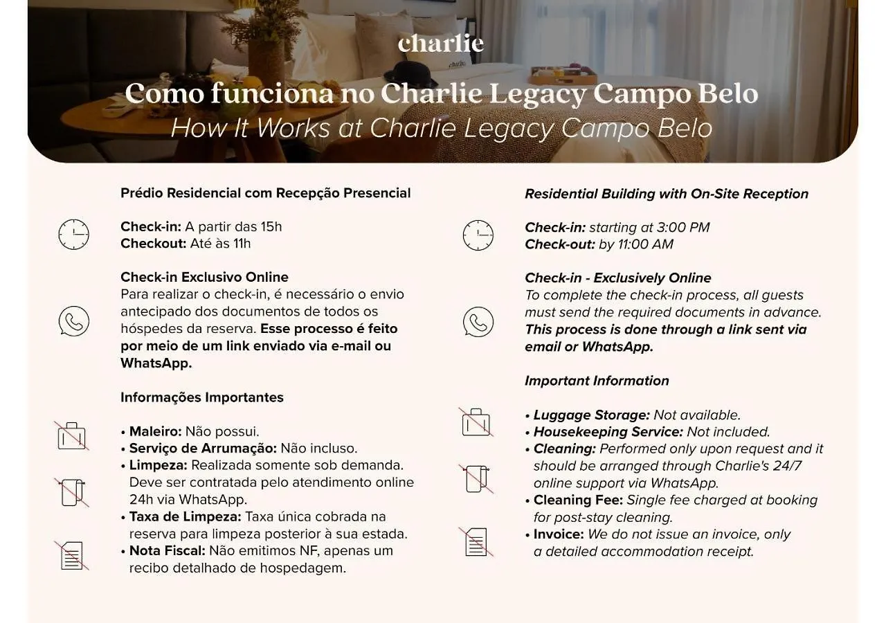 Charlie Legacy Campo Belo Apartment Sao Paulo